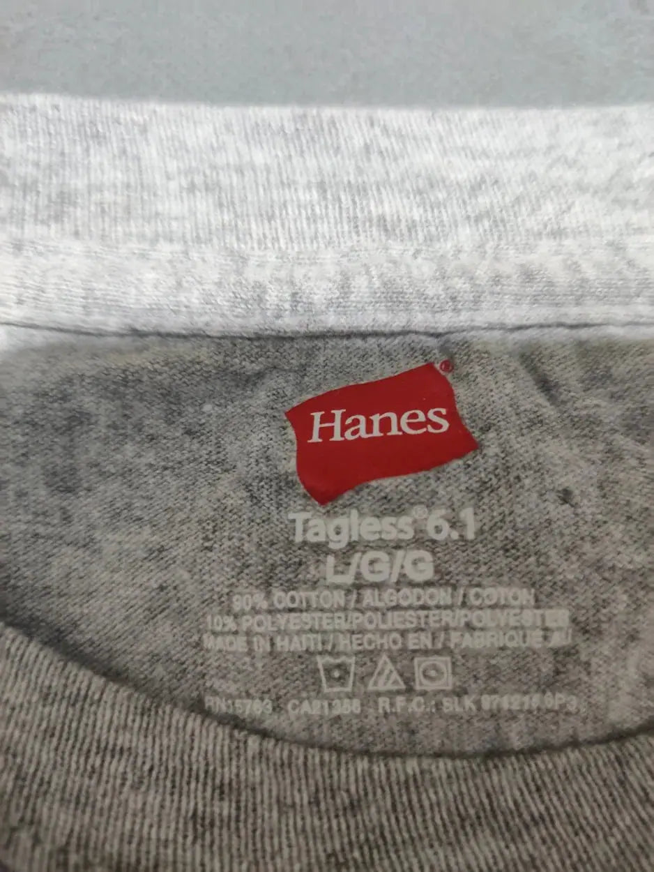 Hanes Men Cotton Gray T Shirt L – Preloved Labels (view 3)
