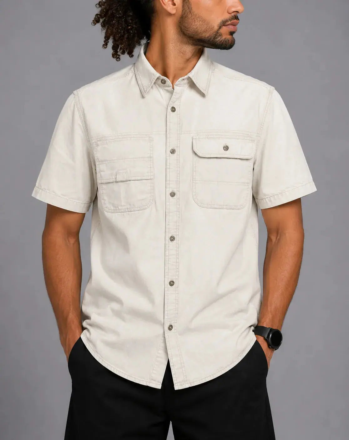Wrangler Men Cotton Cream Shirt L – Preloved Labels