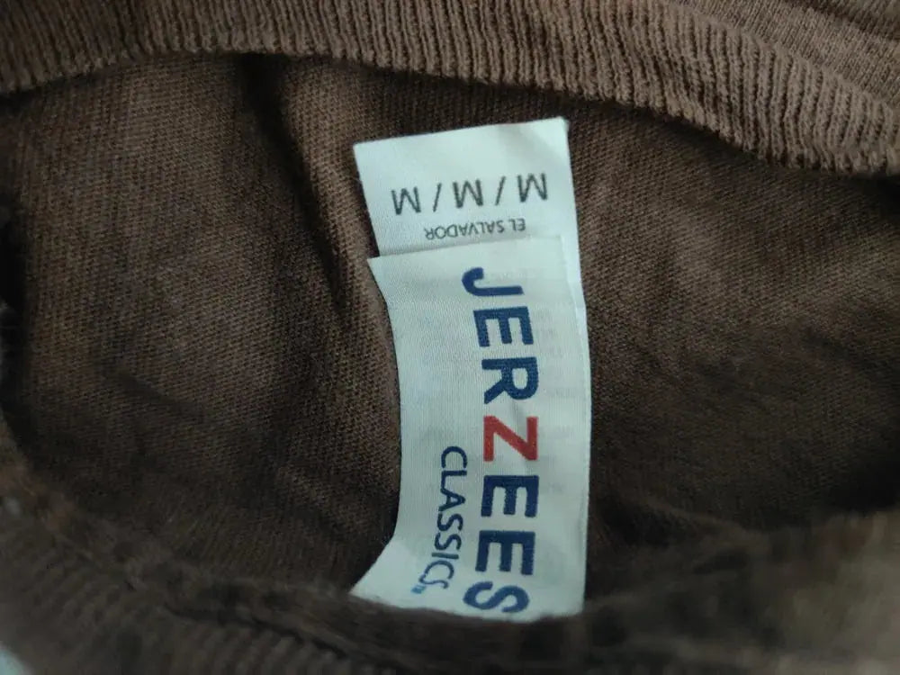 Jerzees Men Cotton Brown T Shirt M – Preloved Labels (view 3)
