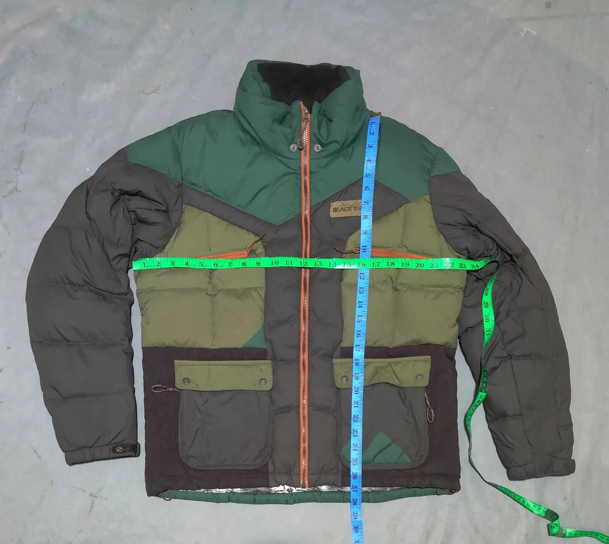 Black Yak Men Heavy Puffer Green Jacket - Photo 12