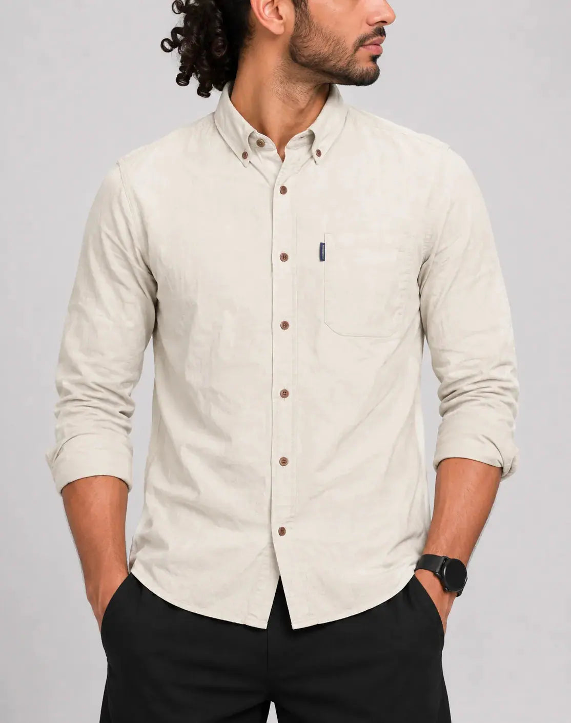 Chaps Men Cotton Cream Shirt XL – Preloved Labels