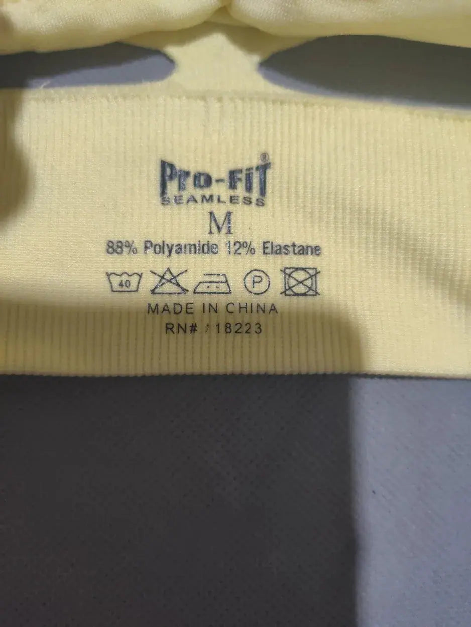 Pro Fit  Women Sport Yellow Bra – Preloved Labels (view 3)