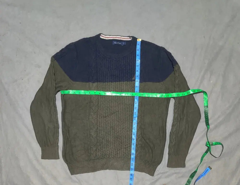 Nautica Men Cotton Fleece Green Sweater M – Preloved Labels (view 4)