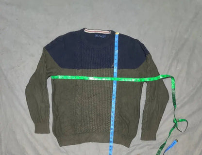 Nautica Men Cotton Fleece Green Sweater M – Preloved Labels (view 4)