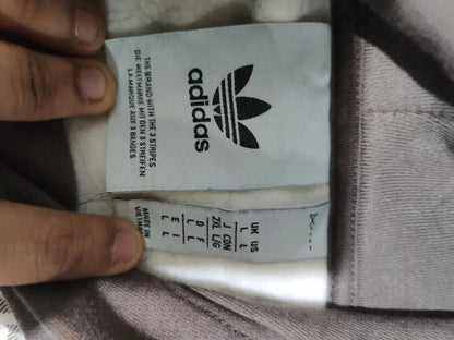 Adidas Men Cotton Fleece Brown Hoodie L – Preloved Labels (view 3)