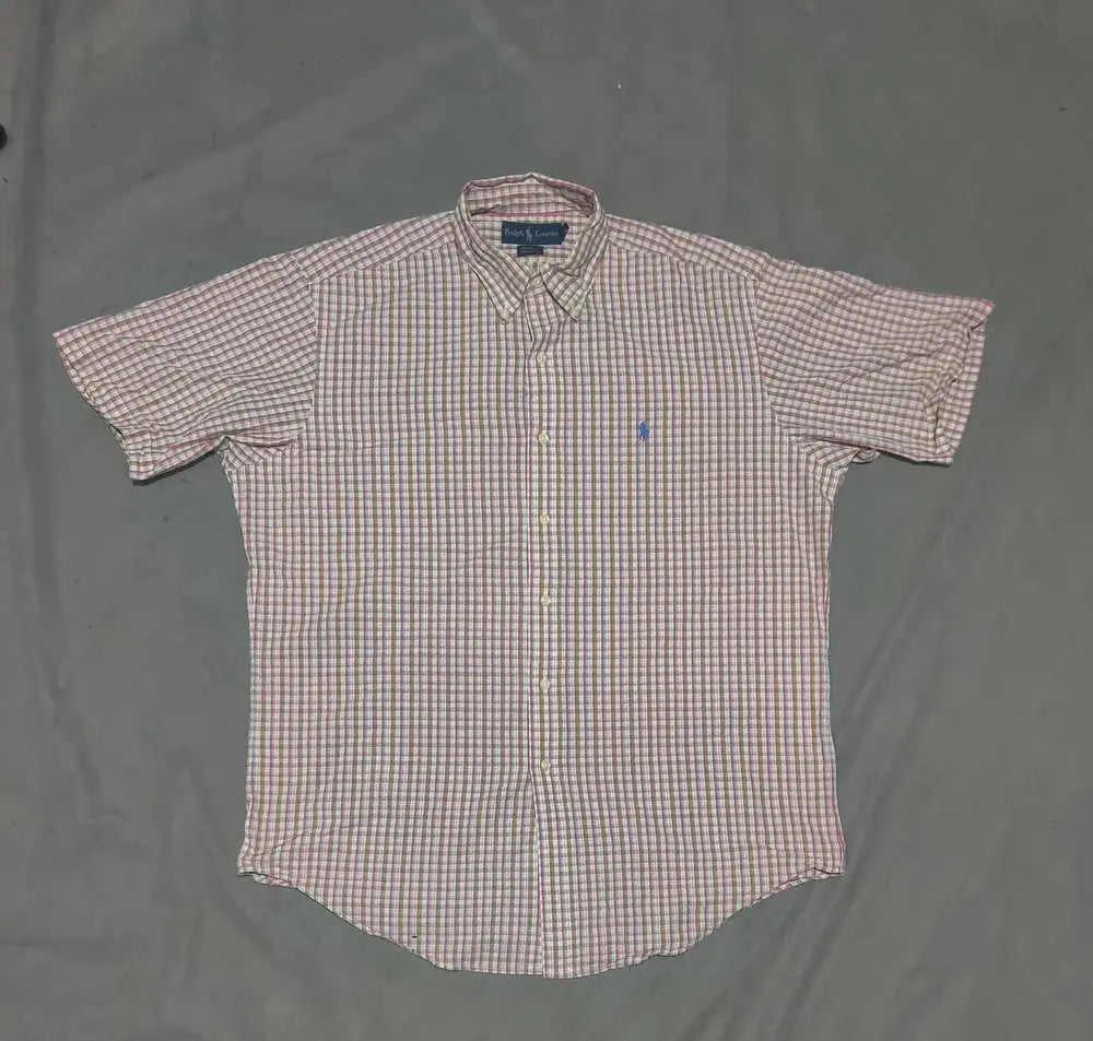 Polo Ralph Lauren Men Cotton Pink Shirt 2XL – Preloved Labels (view 2)