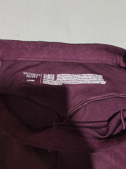 Victoria's Secret Women Maroon Sport Tights – Preloved Labels (view 3)