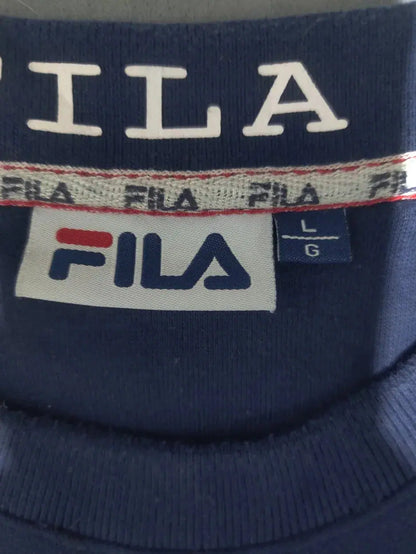 Fila Men Cotton Fleece Blue Sweatshirt L – Preloved Labels (view 3)