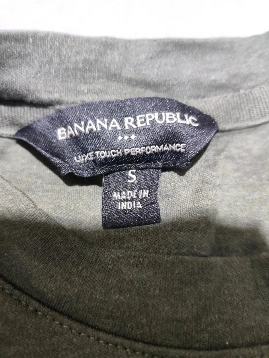 Banana Republic Men Cotton Green T Shirt S – Preloved Labels (view 3)
