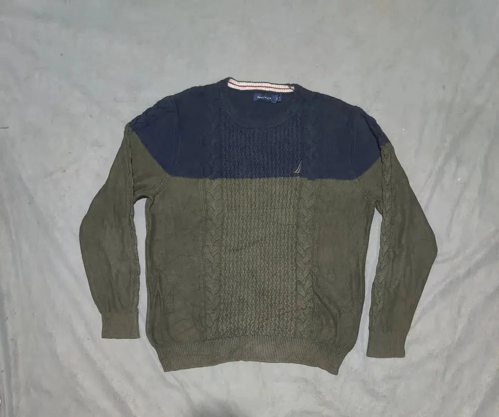 Nautica Men Cotton Fleece Green Sweater M – Preloved Labels (view 2)