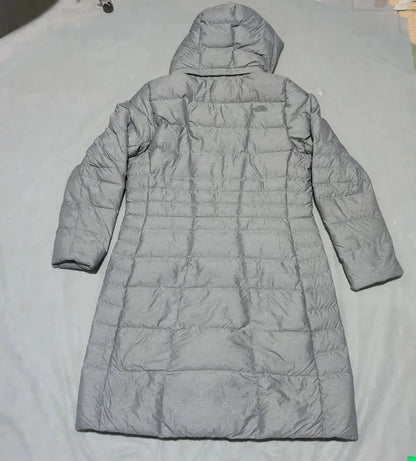 The North face 550 Fill Women Puffer Gray Hooded Coat Jacket – Preloved Labels (view 6)