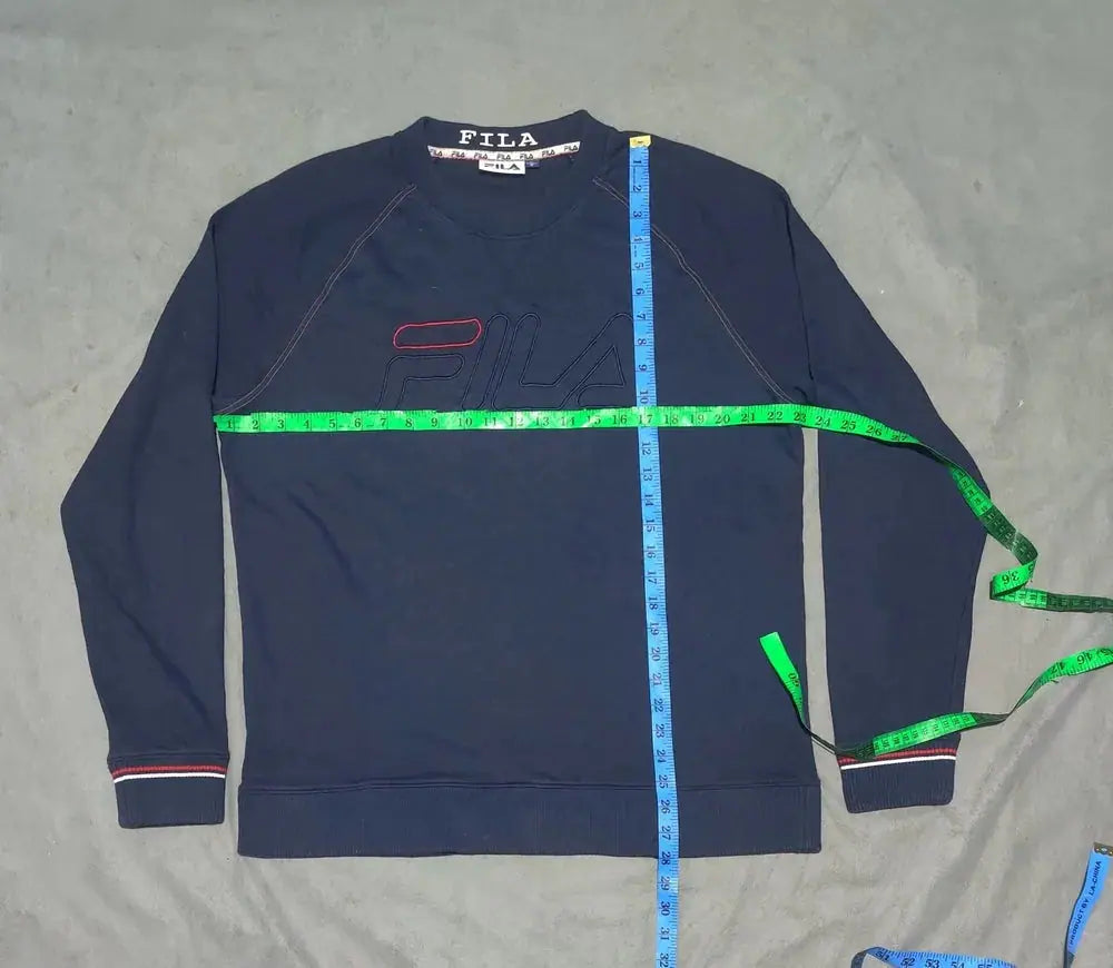 Fila Men Cotton Fleece Blue Sweatshirt L – Preloved Labels (view 4)