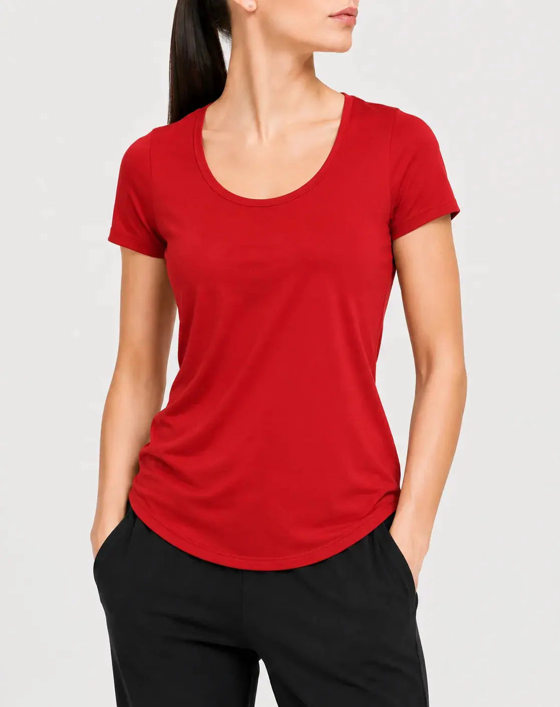 Doseph Ribkoff Women Red Sport T Shirt – Preloved Labels