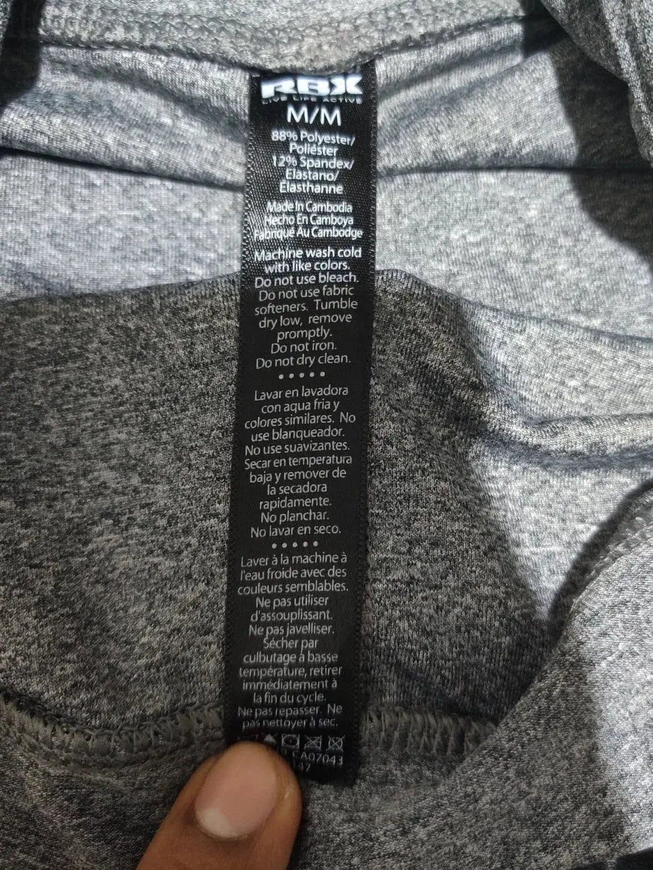 RBX Women Gray Sport Tights – Preloved Labels (view 3)