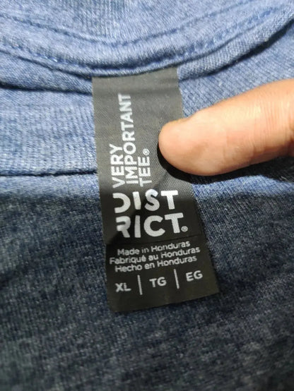 Dist Rict Men Cotton Gray T Shirt XL – Preloved Labels (view 3)