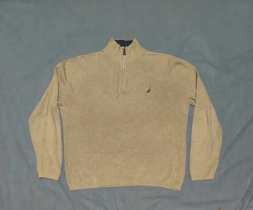 Nautica Men Cotton Fleece Cream Sweatshirt L – Preloved Labels (view 2)
