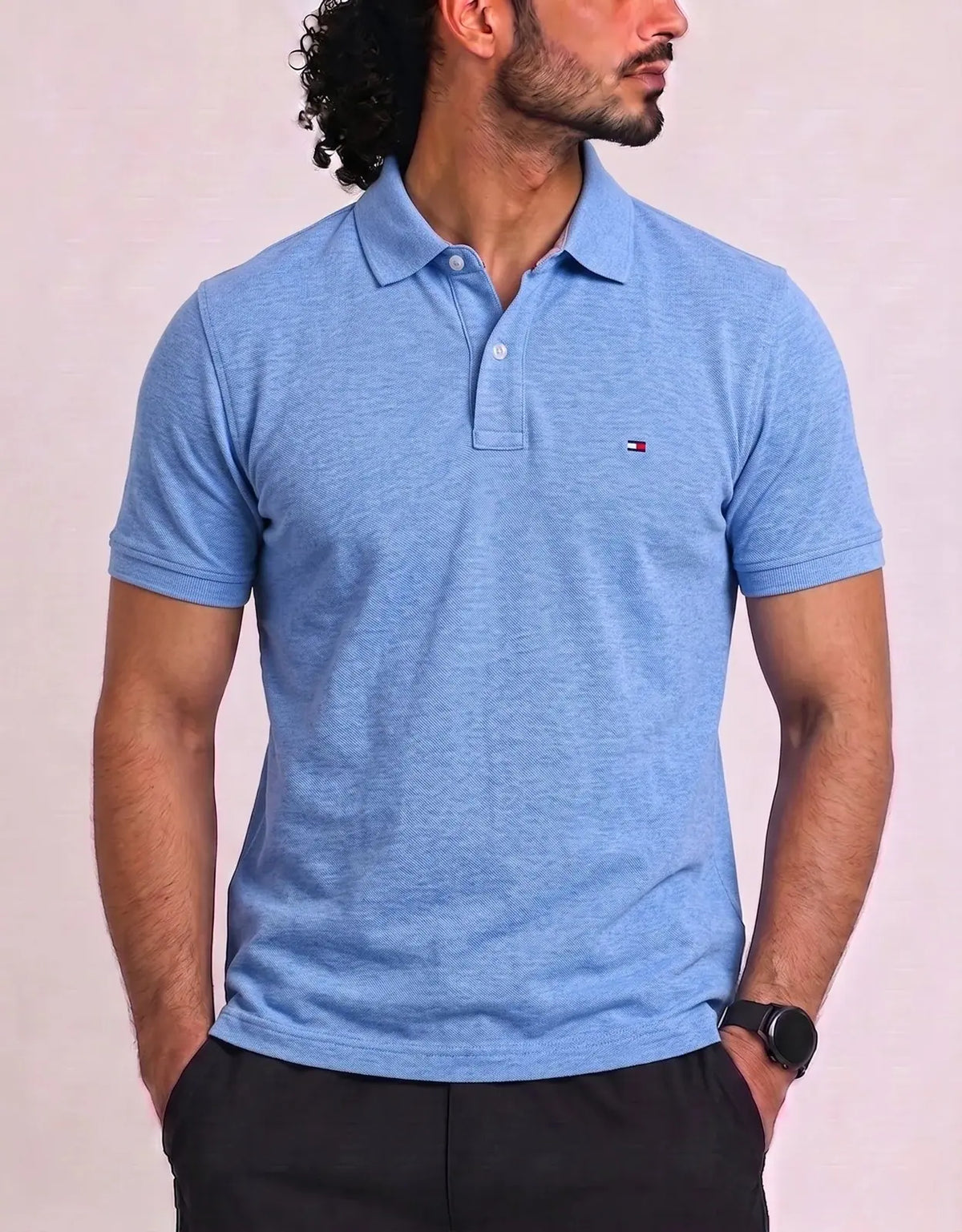 Tommy Hilfiger Men Blue Cotton Polo T Shirt M – Preloved Labels