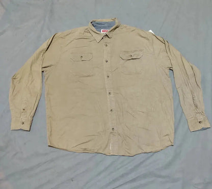 Wrangler Men Cotton Brown Shirt XL – Preloved Labels (view 2)