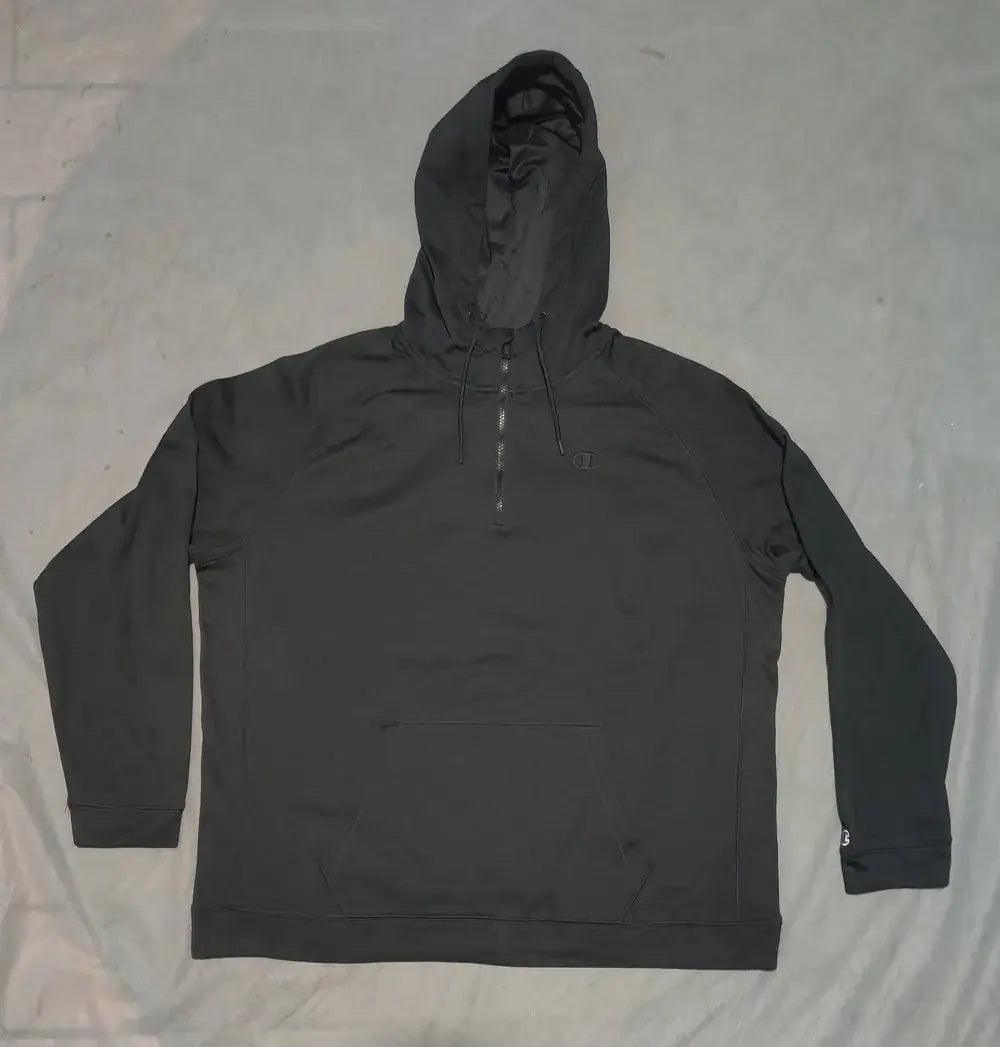 Champion Men Sport Black Hoodie XL – Preloved Labels (view 2)