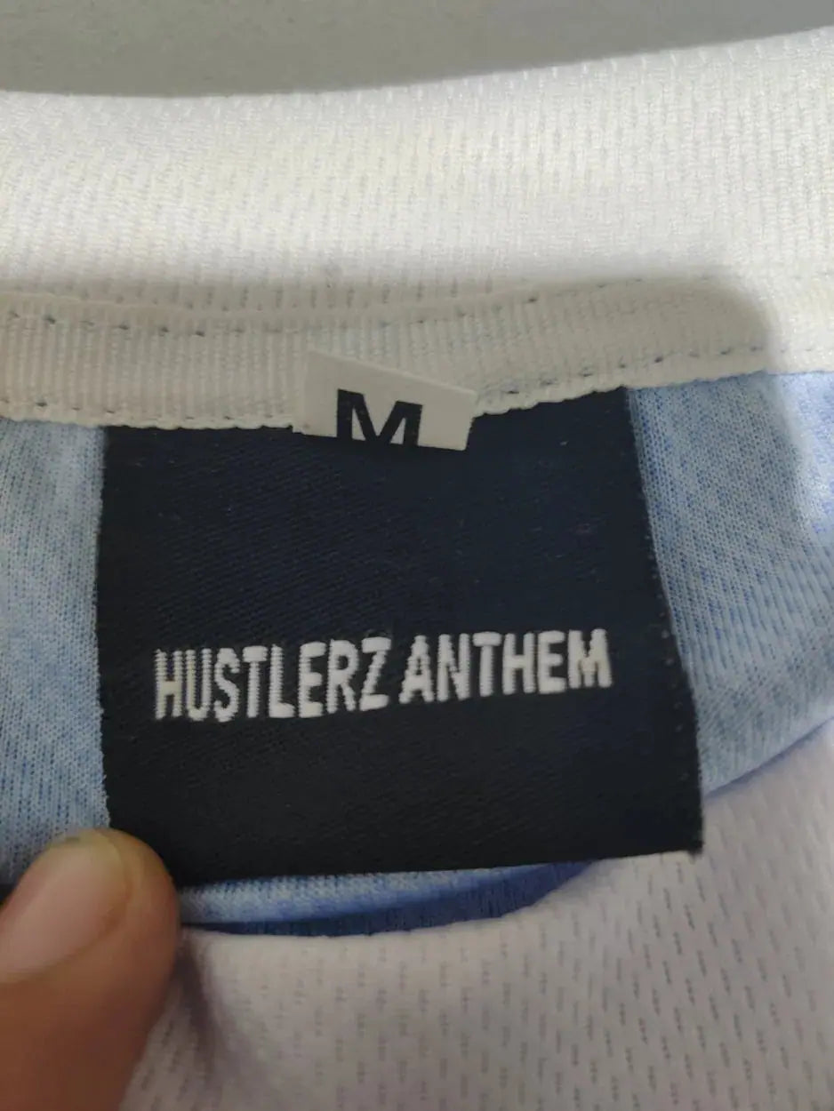 Hustlerz Anthem Men Sport Blue T Shirt M – Preloved Labels (view 3)