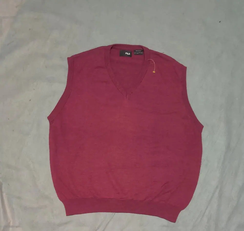 Fila Men Cotton Fleece Red Sweater L – Preloved Labels (view 2)