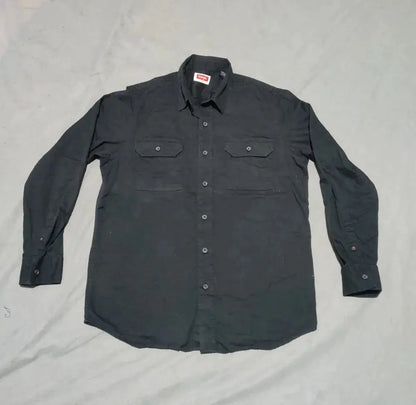 Wrangler Men Cotton Black Shirt M – Preloved Labels (view 2)