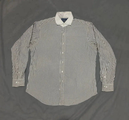 Polo Ralph Lauren Men Cotton Brown Shirt L – Preloved Labels (view 2)
