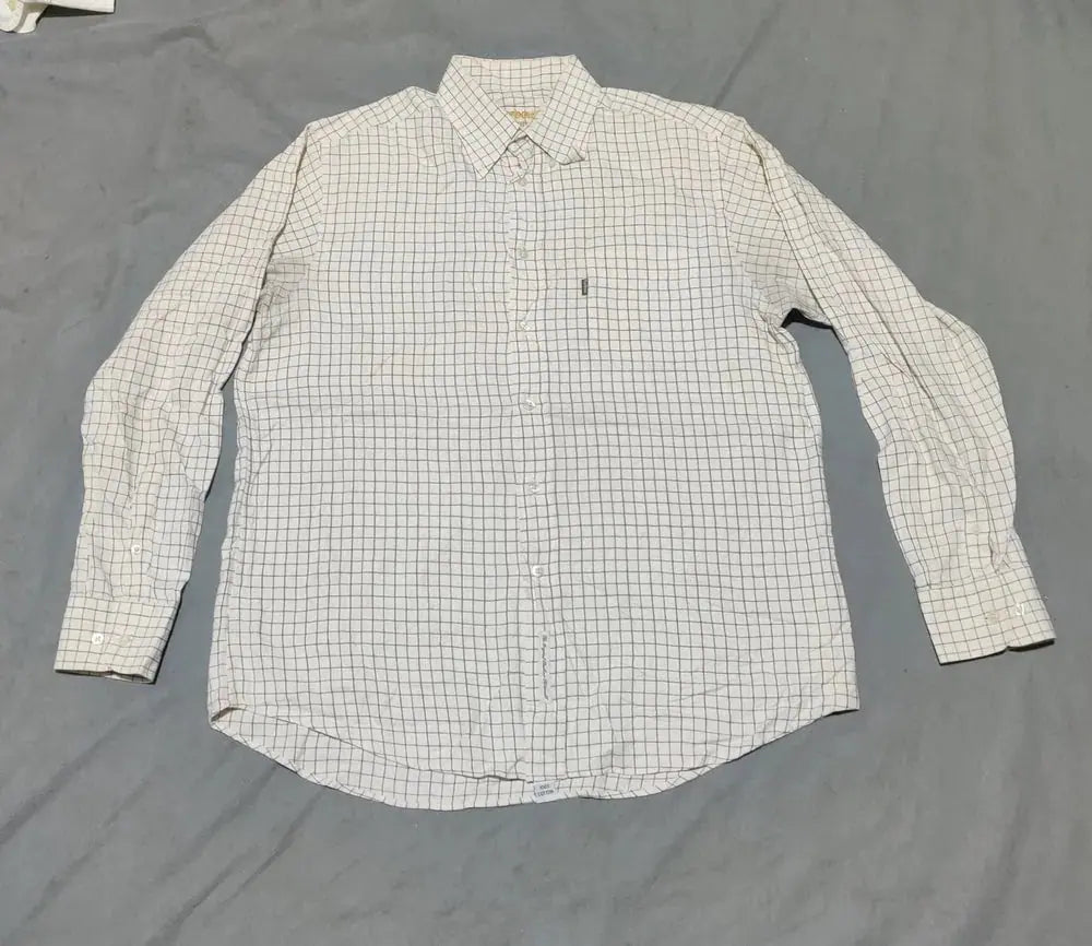 Barbour Men Cotton Cream Shirt M – Preloved Labels (view 2)