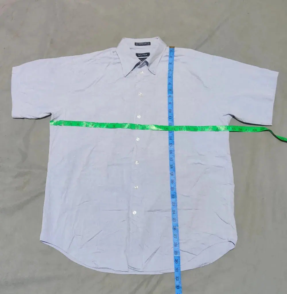 Nautica Men Cotton Blue Shirt L – Preloved Labels (view 4)
