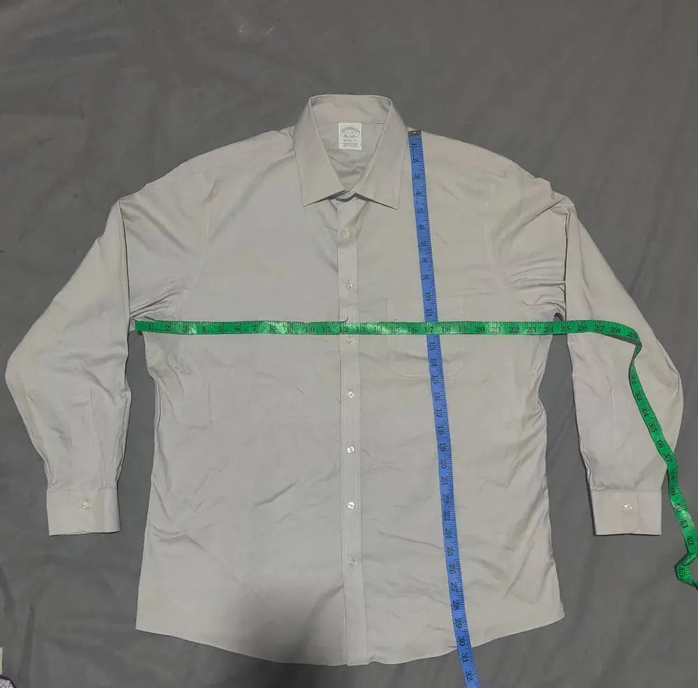 Aroors Brothers Men Cotton Gray Shirt M – Preloved Labels (view 4)