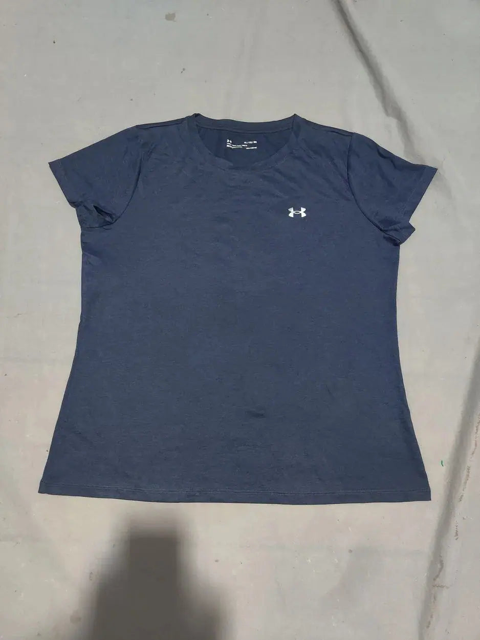 Under Armour Women Sport Blue T Shirt – Preloved Labels (view 2)