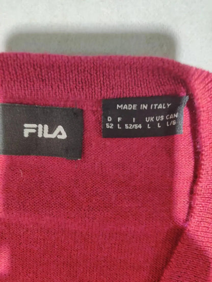 Fila Men Cotton Fleece Red Sweater L – Preloved Labels (view 3)