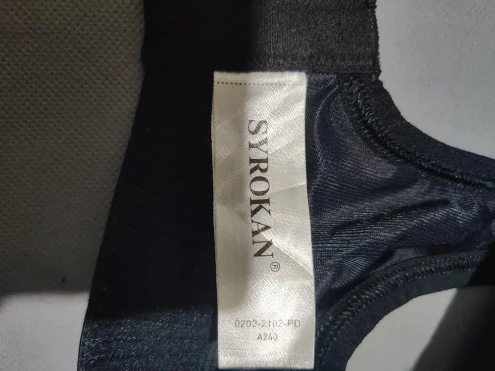 Syrokan Women Black Sport Bra – Preloved Labels (view 3)