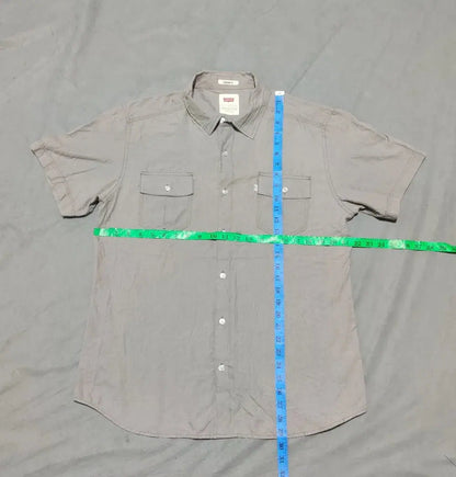 Levi's Men Cotton Gray Shirt L – Preloved Labels (view 4)
