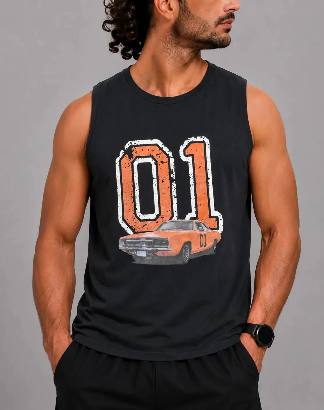 Preloved Men Cotton Black Vest T Shirt M – Preloved Labels