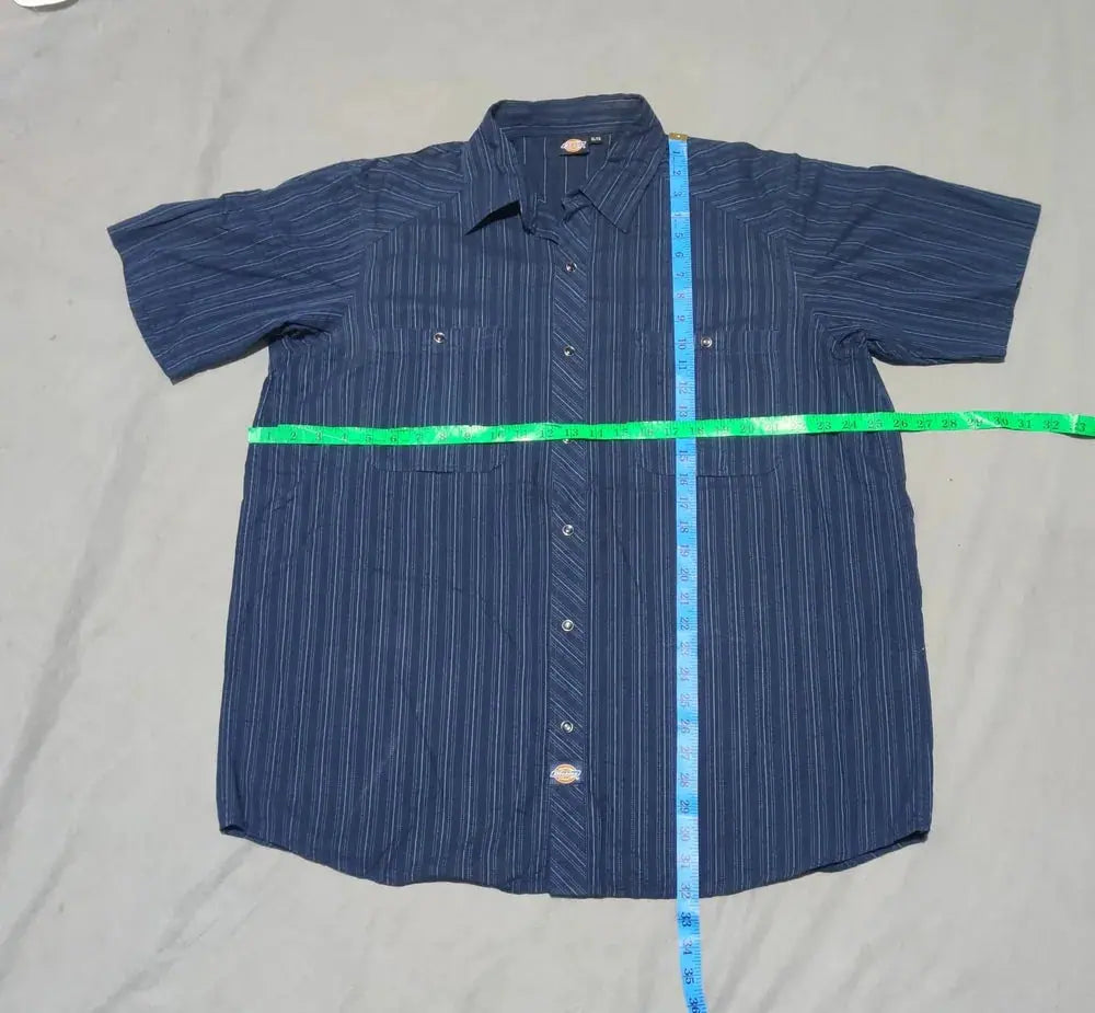 Dickies Men Cotton Blue Shirt XL – Preloved Labels (view 4)