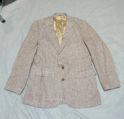 Tailored Classics Men Wool Cream Coat M – Preloved Labels (view 2)