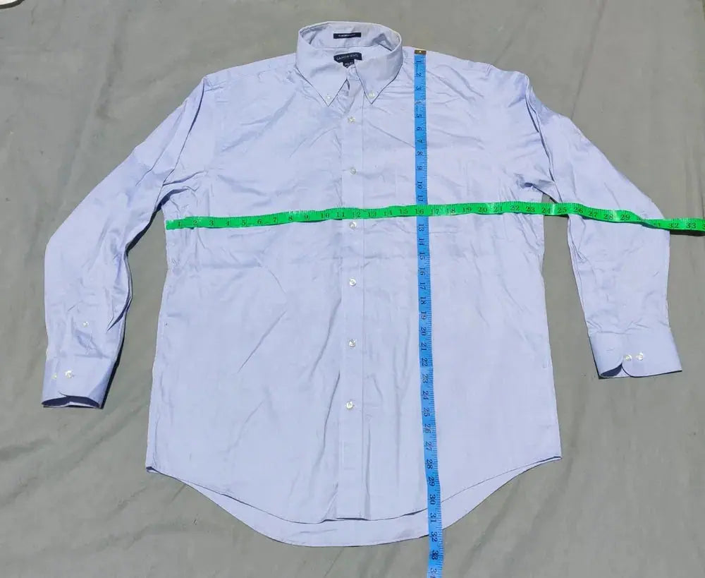 Land's End Men Cotton Blue Shirt L – Preloved Labels (view 4)