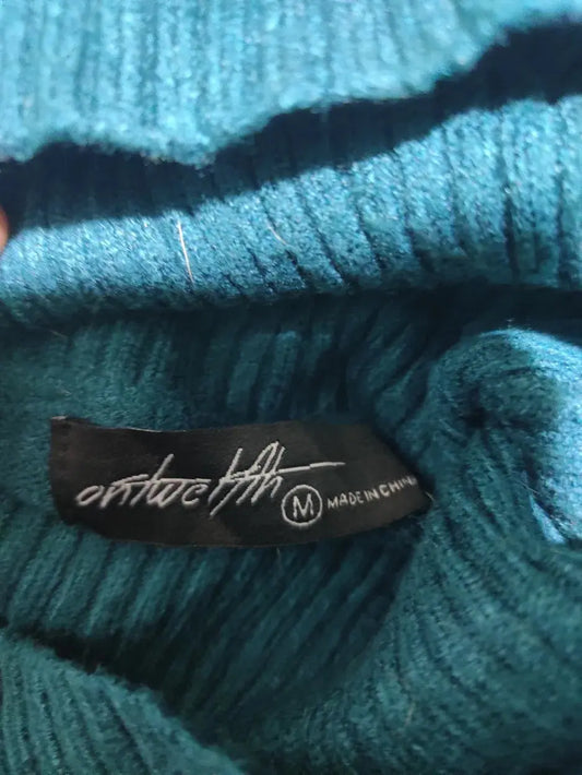 Ontwelfth Women Viscose Teal Sweater M – Preloved Labels (view 2)