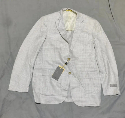Canali Men Cotton Gray Coat M – Preloved Labels (view 2)