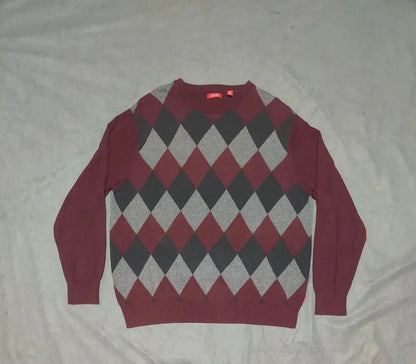 Izod Men Cotton Fleece Maroon Sweater L – Preloved Labels (view 2)