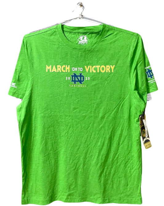 34 Years Green Cotton T Shirt For Men L - Preloved Labels