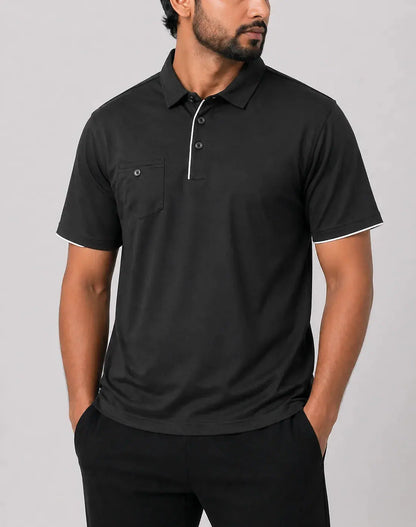 Adidas Men Sport Black Polo T Shirt – Preloved Labels
