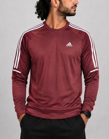 Adidas Men Sport Maroon Sweatshirt M – Preloved Labels