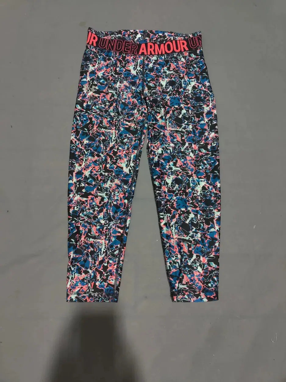 Under Armour Women Blue Sport Tights – Preloved Labels (view 2)