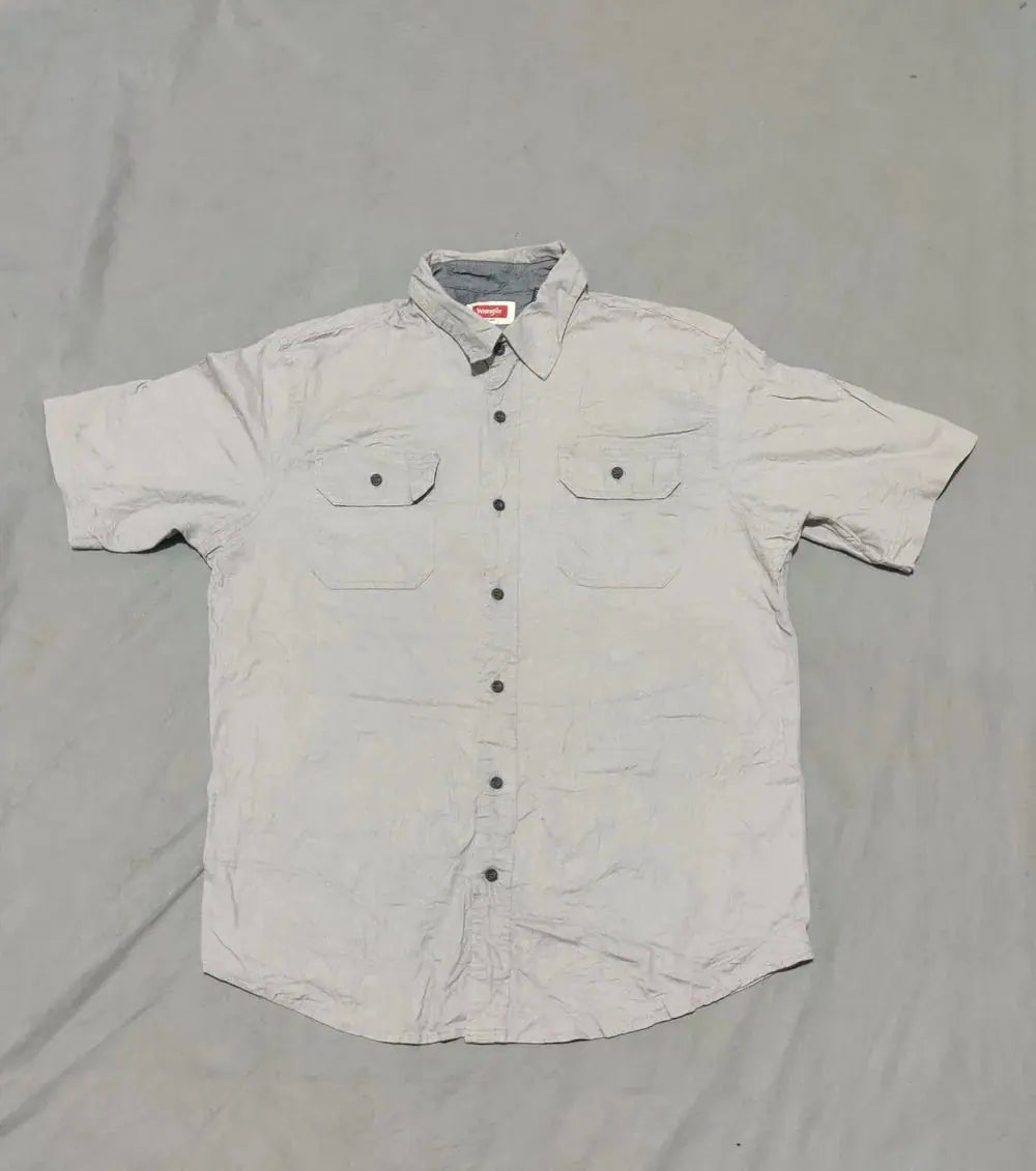 Wrangler Men Cotton Gray Shirt M – Preloved Labels (view 2)