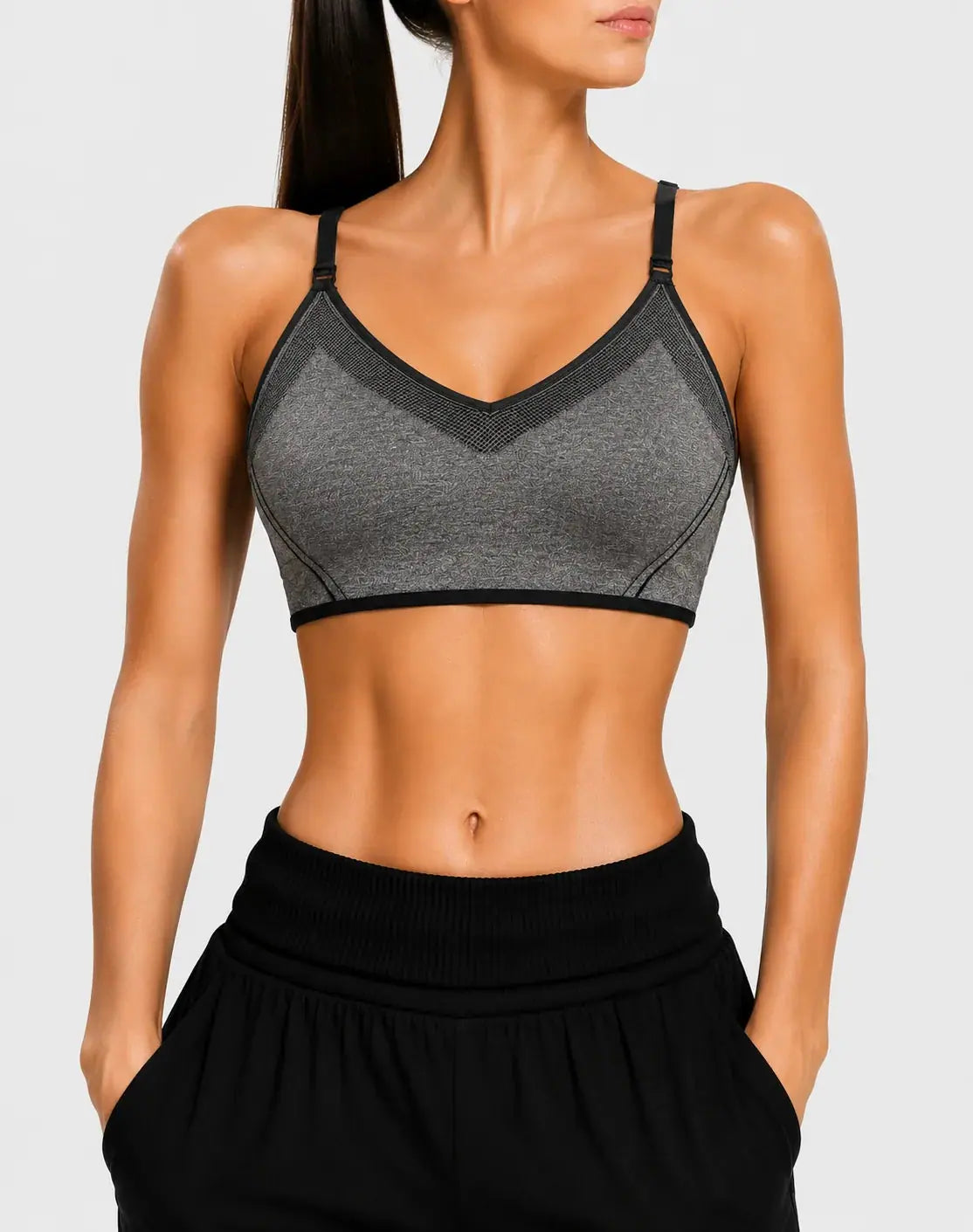 Preloved Women Gray Sport Bra – Preloved Labels