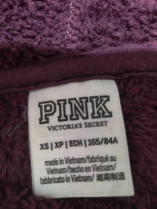 Pink Women Wool Maroon Hoodie XS – Preloved Labels (view 2)