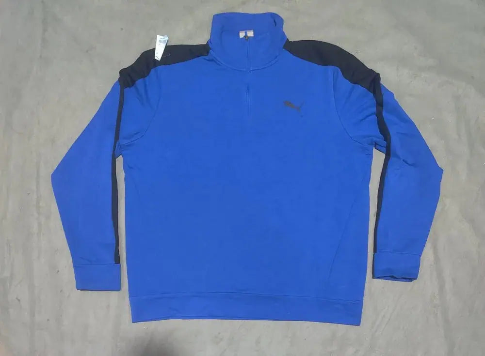 Puma Men Cotton Fleece Blue Sweatshirt 2XL – Preloved Labels (view 2)