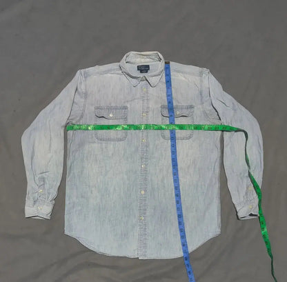 Polo Ralph Lauren Men Denim Blue Shirt XL – Preloved Labels (view 4)